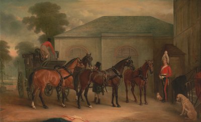 The Drag of Sir Watkin Williams Wynn by John E. Ferneley